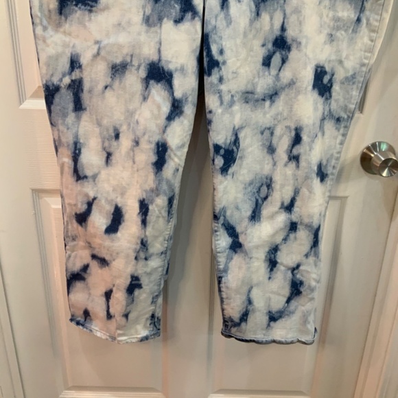 LOGO TIE DYE BOYFRIEND JEANS PLUS SIZE 28 - Picture 4 of 8